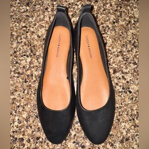 Lucky Brand Women's Classic Black Flats